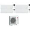 Mitsubishi Electric Condizionatore Climatizzatore Mitsubishi Electric Quadri Split inverter Kirigamine Zen White R-32 7000+7000+7000+9000 Colore Bianco con MXZ-4F72VF4 Wi-Fi Integrato 7+7+7+9