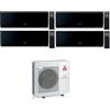 Mitsubishi Electric Condizionatore Climatizzatore Mitsubishi Electric Quadri Split inverter Kirigamine Zen Black R-32 9000+9000+9000+12000 Colore Nero con MXZ-4F72VF4 9+9+9+12