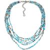 Vestopazzo Collana Perline Multifili