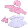 ZIYIUI Vestiti per Bambole Reborn 55cm Abitini in Cotone Carina per Bambolotti 50-55 cm 19-22 pollici ragazzo ragazza Abbigliamento per bambole