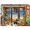 Educa - Puzzle da 1500 pezzi per adulti | Finestra dell'Osservatore. Include colla Fix Puzzle. Misure: 85 x 60 cm. Dai 14 anni (20333)