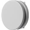 LIRAST Ø 100mm Bianco Diffusore di Alimentazione dell'aria in Metallo - Valvola a Disco Regolabile - Con clip a molla - Rotonda Griglia di Ventilazione