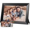 KODAK Cornice digitale WiFi 10.1 pollici HD IPS touch screen elettronico cornice foto con 32 GB di memoria, rotazione automatica delle immagini, condividi foto o video ovunque tramite app, nero