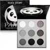 EONFAVE Palette di ombretti fumosi, 9 colori ad alta pigmentazione, tavolozza di ombretti nero bianco grigio pallet ombretto, morbido opaco luccichio lungo persistente Goth Eye Make Up Palette per Halloween