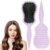 NHQZ Spazzola per Ricci Bounce,Bounce Curl Spazzola,Spazzola Capelli Ricci,Spazzola per Ricci Multifunzionale, Spazzola per Styling Define, Spazzola per Capelli Ricci per Pettinare(A, Viola)