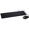 MYKA KM-L03 Kit Tastiera e Mouse usb 2.0 Con Filo Layout Italiano Multimediale ,105 Tasti