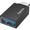 Hama Adattatore USB OTG, spina USB C - presa USB A (adattatore per il collegamento di dispositivi USB C come tablet, ad esempio stampante, adattatore USB-C a USB con trasmissione dati super velocità