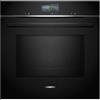 Siemens HM736GAB1 iQ700 - Forno da incasso intelligente con funzione microonde, 60 x 60 cm, made in Germany, 800 W, nero, ecoClean & humidClean autopulente, Air Fry, cookControl, touch screen a colori