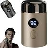 Generico Easy Trim Pro, Mini Rasoio Elettrico Per Intimo Uomo, Waterproof Shaver For Intimate Are Electric Beard Trimmer, Wet And Dry (Champagne Gold)