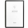 Artower® Cornice Foto in Legno Nero 30x45 cm | Cornice con Vetro Plexiglass 30x45 | Cornice per Grande Quadro, Collage Foto, Poster | Portafoto da Tavolo | Decorazione da Parete per Stanza