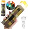 VOHESEA Lampada da Parete Torcia Miner 4 Colori, 28 cm lampada da notte ricaricabile, Lampada 3D Torch, Lampada da notte Mano/Montaggio a Parete per bambini, regali, soggiorno, camera e feste