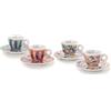 Illy Art Collection Sol Calero - 25366 Un Set da 4 Tazze Espresso, Numerate e Firmate dall'artista