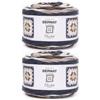 Bernat All in One Blanket Granny Asphalt Yarn - 2 confezioni da 240 g/8,5 oz - 100% poliestere - #6 Super Bulky - 150 metri - per maglia/uncinetto