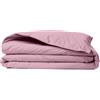 Nuit Des Rêves Elegant Dusty Rose Ranforce - Copripiumino matrimoniale (200 x 200 cm), 100% cotone, 155 fili, chiusura a bottoni, lavabile in lavatrice a 30 °C, morbido ed elegante