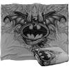 LOGOVISION Batman Winged Logo Coperta super morbida al tatto setoso - 152 x 127 cm