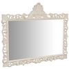Biscottini Specchio Finestra Bianca 150x8x125 cm - Specchio da Parete - Specchio - Specchio Camera da Letto - Specchio Parete - Specchio da Parete Grande - Specchio Cornice Bianca