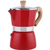 Mnsun Macchina per caffè espresso da 300 ml, adatta a piani cottura a induzione, in alluminio, per caffè espresso, per macchina da caffè con filtro