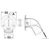 OSCULATI Tappo Imbarco in Acciaio Inox a Filo 30° Fuel 50 mm