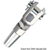 OSCULATI Terminale a Forcella in Acciaio Inox Ø 4 mm