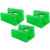 KUM - Temperamatite Big per matite fino a 12 mm, verde, confezione da 3