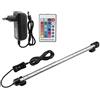 Pssopp Fish Tank LED Luce, Resistente al Calore Addensato colorato LED Lampada Acquario Anti-Esplosione Impermeabile Acquario sommergibile Acquario Luce Decor Décor 110~240 V(MF-21U)
