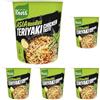 Knorr Noodles Teriyaki Chicken Taste, Noodles Istantanei, Teriyaki Chicken Taste, Pronti in 3 Minuti, Spezie Selezionate - 65 gr (Confezione da 5)