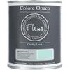 FLEUR DESIGNER'S PAINT | Pittura Chalk Paint Opaca, 750 ml, Senza Carteggiare, Multisuperficie, Colore F49 Cape Town Blue, Effetto Gesso, Per Pareti e Mobili, Extra Opaco, Ad Acqua, Made in Italy