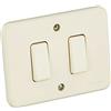 BTicino 1201N Serie Domino Doppio Deviatore Unipolare, 6 A, Avorio
