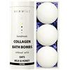 New Miuz Creamy Collagen Bubble Bath Bombs Infused with Oatmeal Milk & Honey Essential Luxurious Bath Additives for Dry Skin Nourishment Indulge In A Blissful Bathing Spa Experience With Your Relaxing Gift Set
