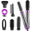 Towwoo Spazzola Asciugacapelli 6 in 1, Air Styler, 1000 W Spazzola Rotante per Capelli con 6 Accessori per Asciugare, Volumi, Liscio, Ricciolo, Pennello ad Aria Calda a Ioni Negativi
