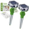 ISOTRONIC Repellente solare ad ultrasuoni, spaventatore per cani, portata fino a 5 m, rilevatore di movimento, resistente alle intemperie, IP44, batteria NI-MH, frequenza 25 kHz (verde) (2)