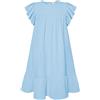 GRACE KARIN Vestiti da bambina estivi a maniche corte abbigliamento da gioco casual A-Line Dress Camicia da notte per bambini per 5-12 anni, Azzurro, 10-12 Anni