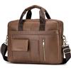 BAGZY 14 Pollici 24 Ore Uomo Ventiquattrore Borsa Business Uomo Borsa Porta PC Uomo Borsa Lavoro Uomo Porta Laptop Pelle Borsa da Lavoro Uomo Valigetta Pelle 24 Ore Uomo Regalo per Uomo
