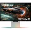 Samsung Odyssey 3D G90XF Monitor 27 IPS 165Hz 4K UHS 1ms Multimediale Pivot Hub USB 2*HDMI/DisplayPort