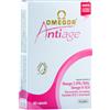 U.G.A. NUTRACEUTICALS SRL Omegor Antiage - Integratore di Omega 3 - 60 Capsule