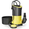 Wiltec Pompa sommersa acque nere 5000l /h 250 w prevalenza 6m Elettropompa a immersione