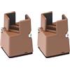 sgxxkj123 Gambe per Mobili, Rialzi per Letto Alzate per Divano, Tacchetto per Sollevare i Mobili di 5,2/10,2 cm, per Armadio Scrivania Tavoli Sedie, Carico fino a 500 kg (5cm,2pc)
