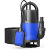 Wiltec Pompa sommersa acque nere 550 w 10500 l/h Elettropompa a immersione per pozzo giardino