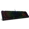 REDRAGON Tastiera da gioco meccanica retroilluminata a LED Redragon K582 SURARA RGB con interruttori 104 tasti-linei e rosso silenzioso -