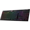 REDRAGON Tastiera meccanica RGB wireless Redragon K618 Horus, tastiere da gioco a basso profilo trimodale Bluetooth/2.4Ghz/cablate - Black