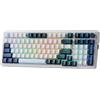 Redragon K686 PRO 98 tasti Guarnizione wireless a 3 modalità Tastiera meccanica da gioco RGB a 5 strati con smorzamento del rumore Hot-Swap - WHITE