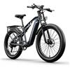 Shengmilo MX05 e bike 1000W motore 48 v17.5ah samsung batteria 26 pollici bicicletta elettrica 3.0 - Grigio scuro