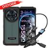 DOOGEE Fire 6 Power Rugged Phone 6.56 ''HD +/90Hz 8GB + 256GB Android 14 15500mAh batteria 50MP fotocamera cellulare - 8GB 256GB Black