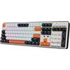 REDRAGON Tastiera da gioco RGB con guarnizione wireless Redragon K689 PRO, tastiera meccanica a 108 tasti con tasti di scelta extra 4, sostituibile a caldo aggiornato -