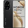 HONOR 200 Pro Smartphone 5G Android 14 Dual SIM NFC, 12GB RAM 512GB, AMOLED da 6.78 pollici display Eye Comfort con Snapdragon 8s Gen 3,50MP,5200 mAh, Black [Versione italiana]