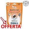 Forza10 Dog MonoSnack Sensitive All Adult Salmone - Bustina Da 80 Gr - CONFEZIONE RISPARMIO