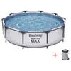 Bestway - piscina steel pro max tonda con telaio portante CM.305X76H. - CM.305X76 - capacit LT.4678 - (ART.56408)