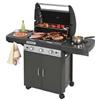 Campingaz Barbecue gas 3 bruc. + fornello CM.61X46 '3 classic ls plus dark ' - bracere CM.61X46