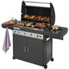 Campingaz Barbecue Dualgas 4 Series Classic Ls Plus Dark Cm. 160x60x116 H