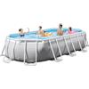 Intex - cf piscina con telaio 'linea prisma frame' cm 503 x 274 x 122 - LT.13365